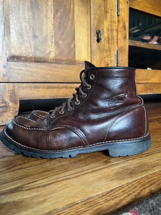 Red Wing 4183 Classic Moc 6” Boot — Size 9.5 D — Oxblood — Made in USA main image 5
